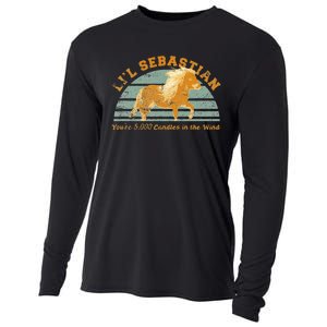 Lil Sebastian Youre 5000 Candles In The Wind Horse Fan Cooling Performance Long Sleeve Crew