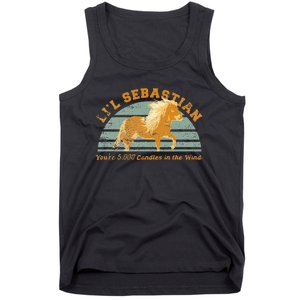 Lil Sebastian Youre 5000 Candles In The Wind Horse Fan Tank Top