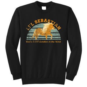 LiL Sebastian YouRe 5000 Candles In The Wind Horse Fan Sweatshirt