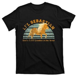 LiL Sebastian YouRe 5000 Candles In The Wind Horse Fan T-Shirt