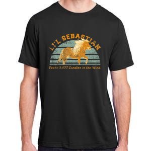 LiL Sebastian YouRe 5000 Candles In The Wind Horse Fan Adult ChromaSoft Performance T-Shirt