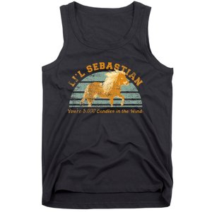 LiL Sebastian YouRe 5000 Candles In The Wind Horse Fan Tank Top