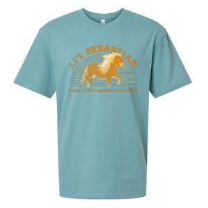 LiL Sebastian YouRe 5000 Candles In The Wind Horse Fan Sueded Cloud Jersey T-Shirt