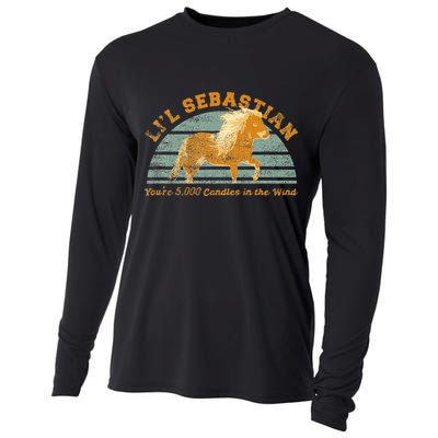 LiL Sebastian YouRe 5000 Candles In The Wind Horse Cooling Performance Long Sleeve Crew