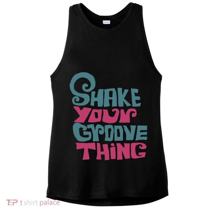 Lyriclyfe Shake Your Groove Thing Ladies PosiCharge Tri-Blend Wicking Tank