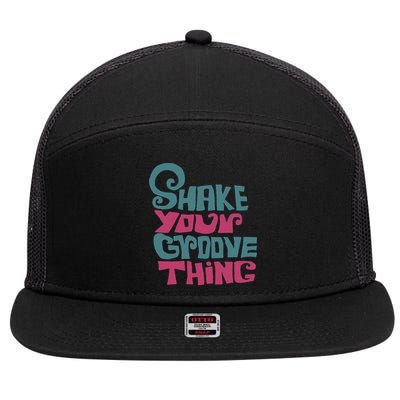 Lyriclyfe Shake Your Groove Thing 7 Panel Mesh Trucker Snapback Hat