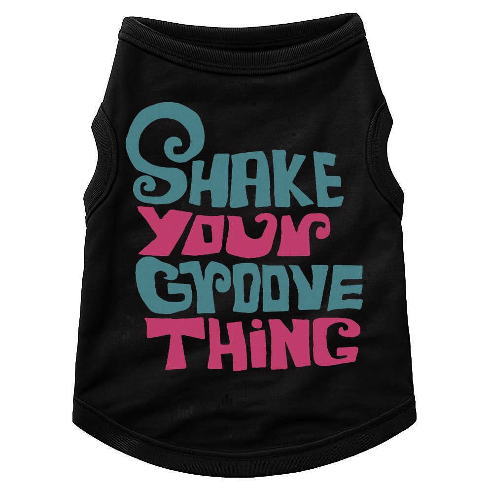 Lyriclyfe Shake Your Groove Thing Doggie Tank