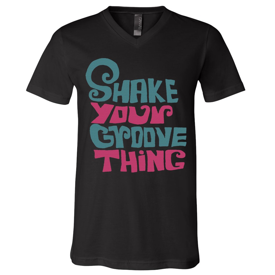 Lyriclyfe Shake Your Groove Thing V-Neck T-Shirt