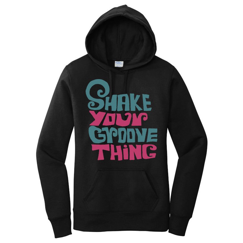 Lyriclyfe Shake Your Groove Thing Women's Pullover Hoodie