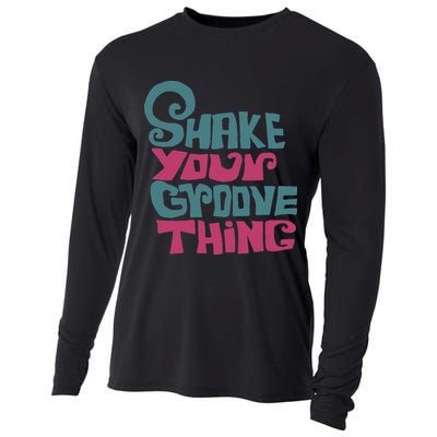 Lyriclyfe Shake Your Groove Thing Cooling Performance Long Sleeve Crew