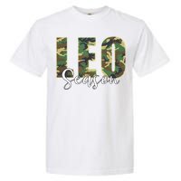 Leo Season Zodiac Birthday Camo Garment-Dyed Heavyweight T-Shirt