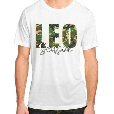 Leo Season Zodiac Birthday Camo Adult ChromaSoft Performance T-Shirt