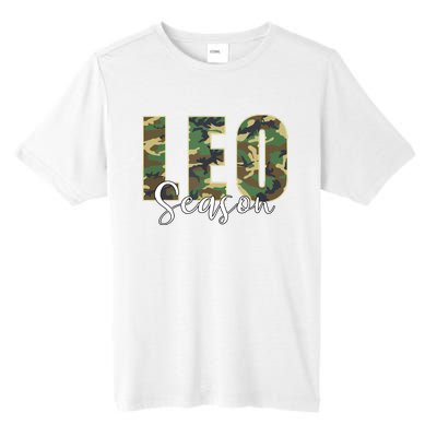 Leo Season Zodiac Birthday Camo Tall Fusion ChromaSoft Performance T-Shirt