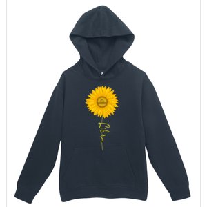 Libra Sunflower Zodiac Sign Floral Horoscope Gift Urban Pullover Hoodie