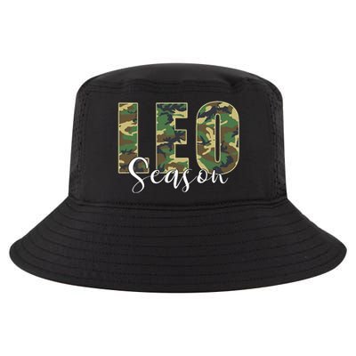 Leo Season Zodiac Birthday Camo Cool Comfort Performance Bucket Hat