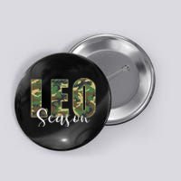 Leo Season Zodiac Birthday Camo Button