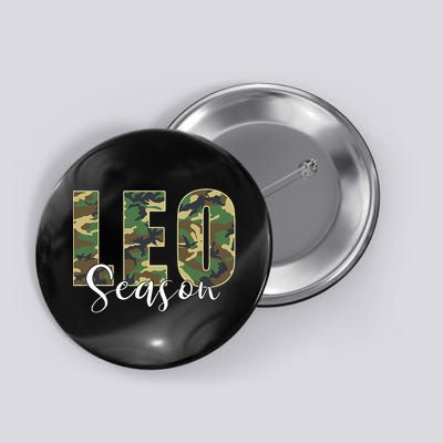 Leo Season Zodiac Birthday Camo Button