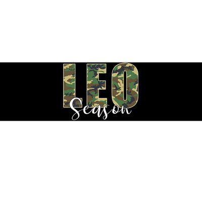 Leo Season Zodiac Birthday Camo Bumper Sticker