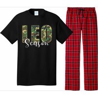 Leo Season Zodiac Birthday Camo Pajama Set