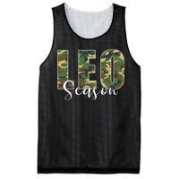 Leo Season Zodiac Birthday Camo Mesh Reversible Basketball Jersey Tank