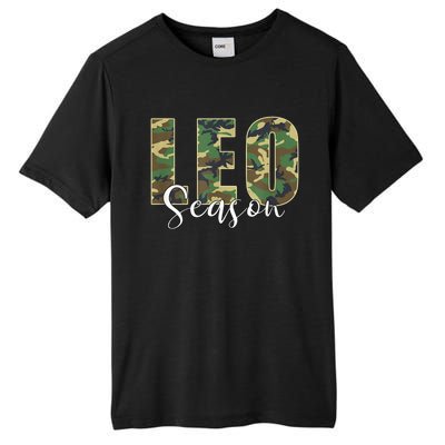 Leo Season Zodiac Birthday Camo Tall Fusion ChromaSoft Performance T-Shirt