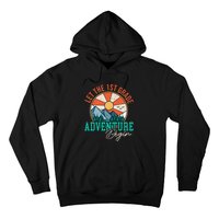 Let's The 1st Grade Adventure Begin Funny Back To School Hoodie