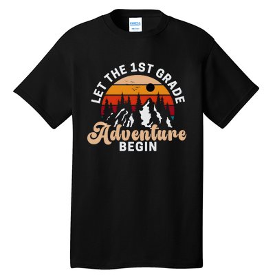 Let The 1st Grade Adventure Begin Vintage Tall T-Shirt