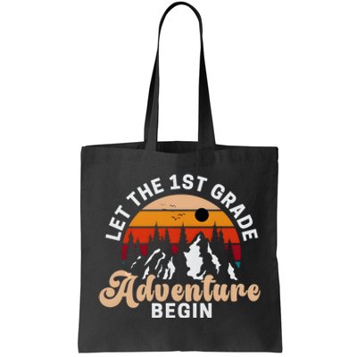 Let The 1st Grade Adventure Begin Vintage Tote Bag