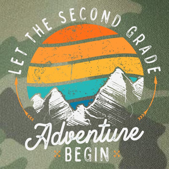 Lets The 2nd Grade Adventure Begin Funny Back To School Legacy Tie Dye Trucker Hat
