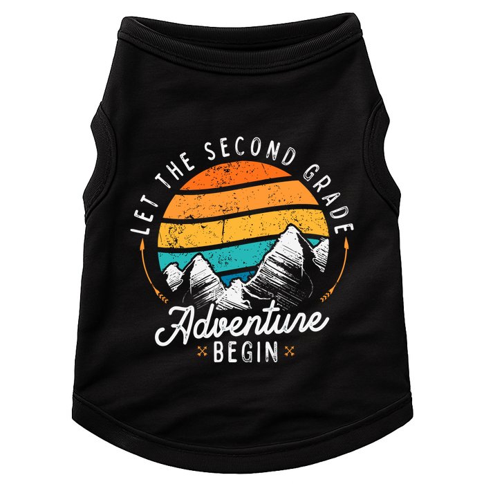 Lets The 2nd Grade Adventure Begin Funny Back To School Doggie Tank