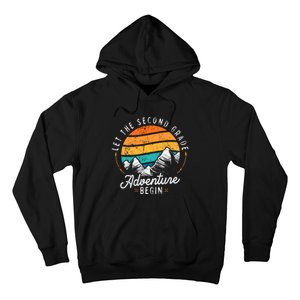 Lets The 2nd Grade Adventure Begin Funny Back To School Hoodie