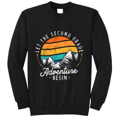Lets The 2nd Grade Adventure Begin Funny Back To School Sweatshirt