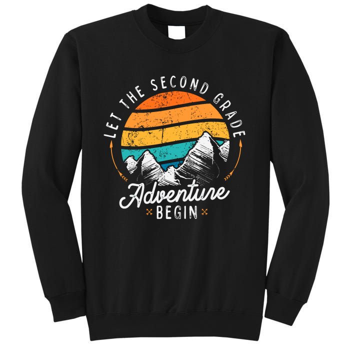 Lets The 2nd Grade Adventure Begin Funny Back To School Sweatshirt