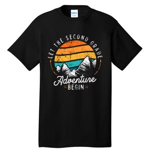 Lets The 2nd Grade Adventure Begin Funny Back To School Tall T-Shirt