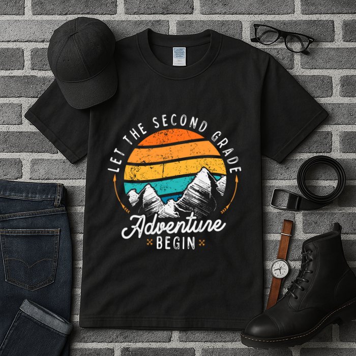 Lets The 2nd Grade Adventure Begin Funny Back To School Tall T-Shirt