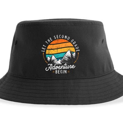 Lets The 2nd Grade Adventure Begin Funny Back To School Sustainable Bucket Hat