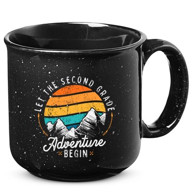 Lets The 2nd Grade Adventure Begin Funny Back To School 15oz Campfire Ceramic Mug