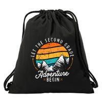 Lets The 2nd Grade Adventure Begin Funny Back To School Drawstring Bag