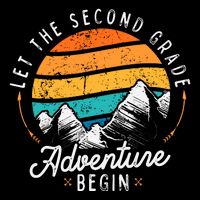 Lets The 2nd Grade Adventure Begin Funny Back To School Drawstring Bag