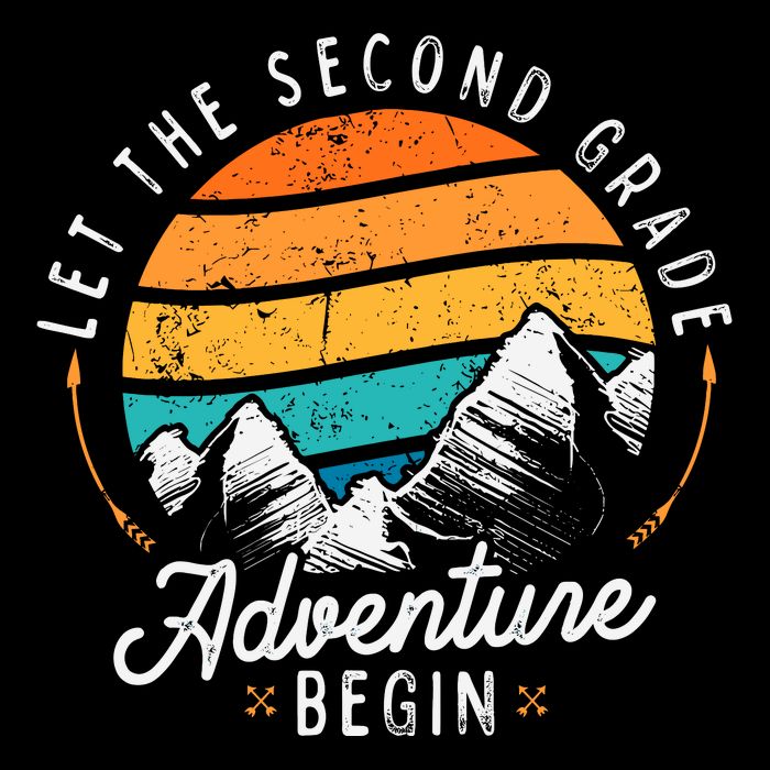 Lets The 2nd Grade Adventure Begin Funny Back To School Drawstring Bag