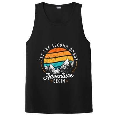 Lets The 2nd Grade Adventure Begin Funny Back To School PosiCharge Competitor Tank