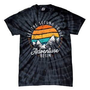 Lets The 2nd Grade Adventure Begin Funny Back To School Tie-Dye T-Shirt