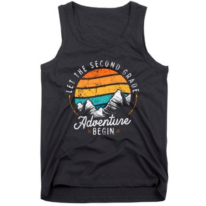 Lets The 2nd Grade Adventure Begin Funny Back To School Tank Top