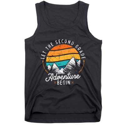 Lets The 2nd Grade Adventure Begin Funny Back To School Tank Top