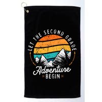 Lets The 2nd Grade Adventure Begin Funny Back To School Golf Towel