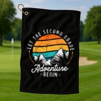 Lets The 2nd Grade Adventure Begin Funny Back To School Golf Towel