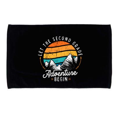 Lets The 2nd Grade Adventure Begin Funny Back To School Microfiber Hand Towel