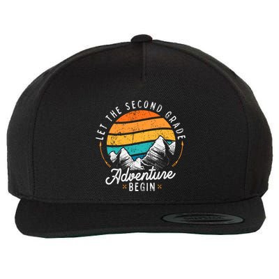 Lets The 2nd Grade Adventure Begin Funny Back To School Wool Snapback Cap