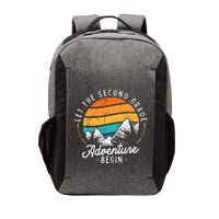 Lets The 2nd Grade Adventure Begin Funny Back To School Vector Backpack