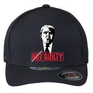 Legend Trump 2024 Gift Not Not Guilty Anti Trump Gift Flexfit Unipanel Trucker Cap